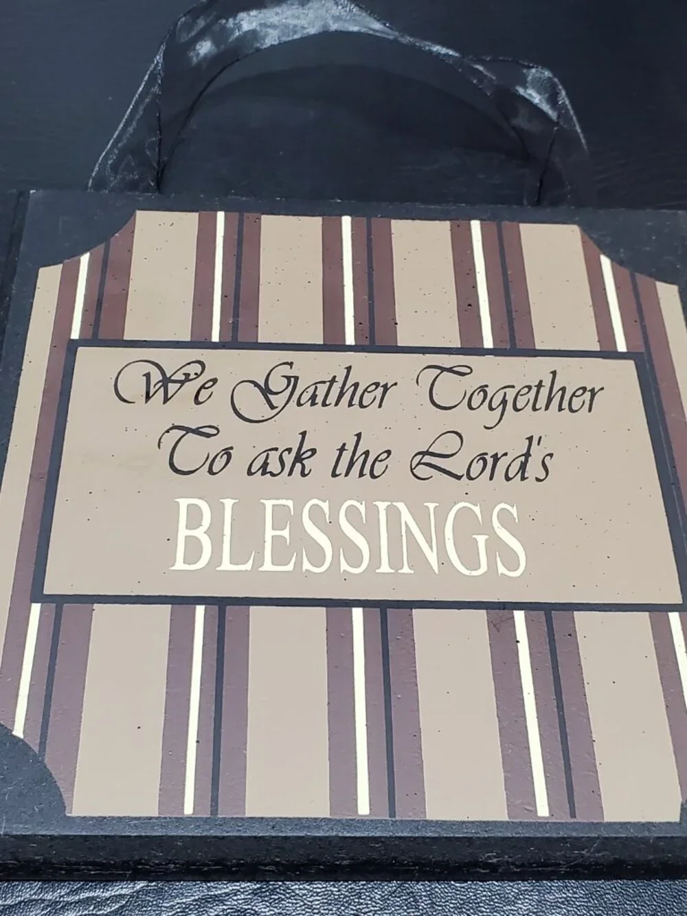Adams & Co. “We Gather Together” Country Farmhouse 7x7 Wall Hanging Plaque